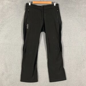 Swix Dynamic Pants Women's Medium Black Softshell Stretch Fleece Lined Ski Snow